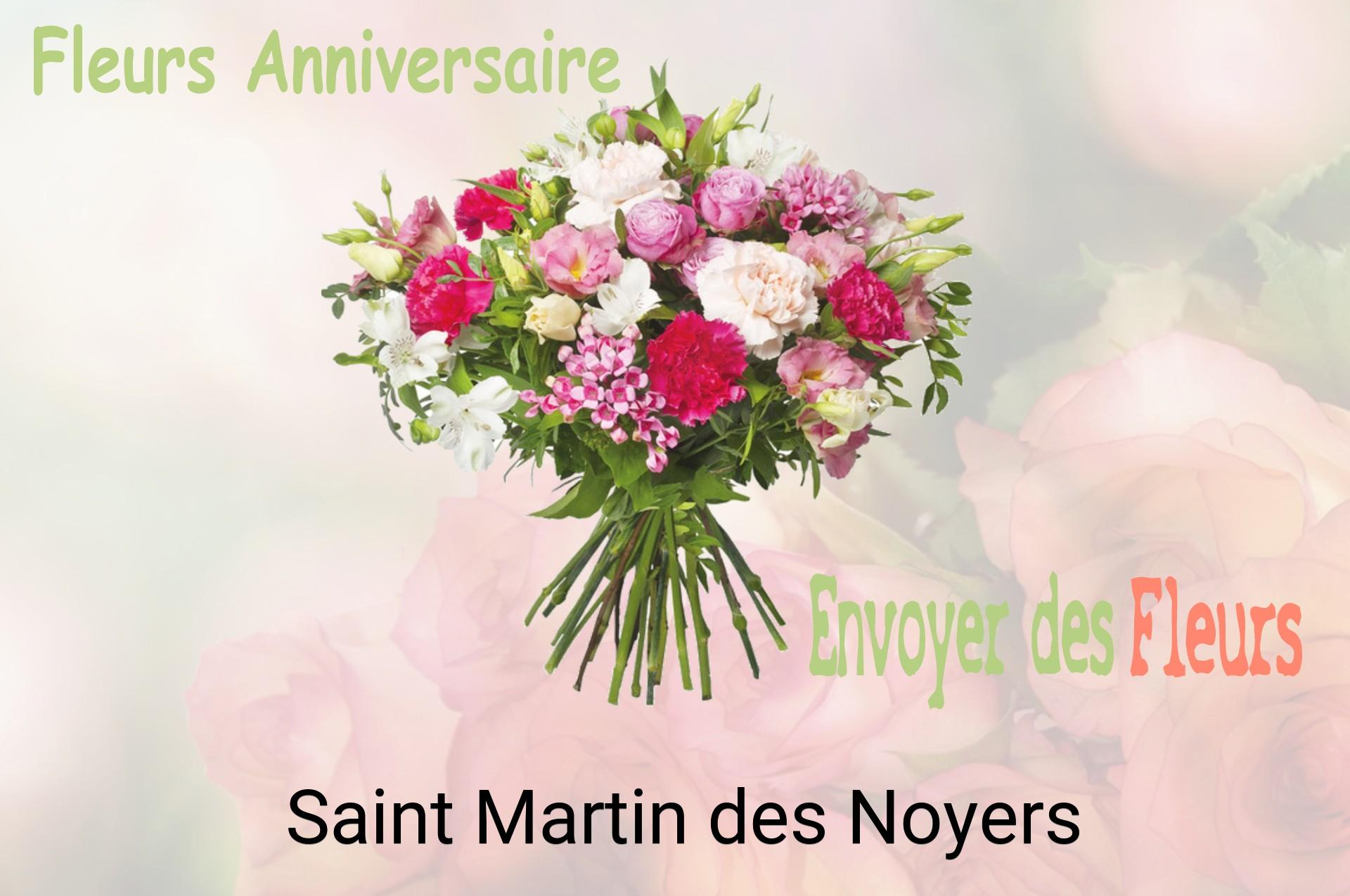 Bouquet de fleurs d’anniversaire livré à Saint-Martin-des-Noyers